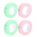4Rolls Lash Extension Tape Adhesive Fabric Eyelash Extension Tape Breathable Micropore Eye Lashes Grafting Makeup Tools Eye Patches for Extension