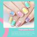 Clou Beaute 8ml 20Pcs Fruit Bubbles Collection Gel Nail Polish Set - Neon Pink Orange Purple - 20 Colors Soak Off UV LED Nail Gel Polish Art Varnish Gift Box Set - Buy Online on GoSupps.com