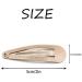 Dofash Snap Hair Clips Metal Handles 5 cm/2 Inch Basic Hair Accessories 12 Pieces for Women (Blonde 6 Pieces + Light Brown 6 Pieces) - Buy Online on GoSupps.com