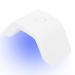 Nail dryer UV LED nail lamp 2W Enter uv lamp mini manicure nail polish dryer nail gel hardening lamp Professional nail art tools accessories (white)