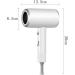 Negative ION Hairdryer Professional Hair Dryer 1000W Travel Hair Dryer Constant Temperature Hair Care with 3 Speeds DC Motor for a Frizz Free Shine Nozzles with Low Noise for Family Salon White Small - Buy Online on GoSupps.com