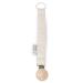 SAGA Copenhagen pacifier chain Pala (Cream) 2x17cm | 100% organic & sustainable | GOTS-certified