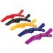 Cicilin 18 Pieces Plastic Hair Clips Hair Pins NonSlip Handle Professional Hair Clips Ideal for Hairstyle Hairstyle Sections Curling Red - Buy Online on GoSupps.com