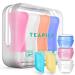 14 Pack Travel Bottles, TSA Approved Containers, 3oz Leak Proof Travel Accessories Toiletries, Travel Shampoo And Conditioner Bottles, Perfect for Business or Personal Travel Essentials, Squeezable Silicone Lotion Liquids Tubes multi-colour