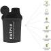 Buy Nano Shaker 300ml Black - Extra Small On-the-Go Mix Cup - BPA-Free with Screw Cap & Sieve Insert - Buy Online on GoSupps.com