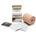 Kinesio Taping - Elastic Therapeutic Athletic Tape Tex Gold FP - Beige  3in. x 5m Roll