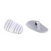 MARABO Silicone Nose Pads Glasses Nose Pads 1 Pair Glasses Nose Pads Non-Slip Nose Pads Glasses Pads Nose Pads Silver