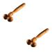Lalafina 2st Face massage made of wood skin care tool Eye massage devices Eye fatigue Head scratchy yoga tensioning rod Shroelter massage device massage radrap H lzern roll bamboo 3d 19 5 2cmx2pcs wood colorx2st