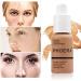 Glamza PHOERA Full Coverage Matte Foundation Concealer + Flat Face Brush (108 TAN) | Long Lasting, Brightening, Professional | UK Seller - Buy Online on GoSupps.com