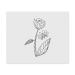 Azeeda 2 x 'Scribble Flower with Patterns' Microfiber Lens/Eyeglasses Cleaning Cloths (LC00021092)