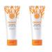 Orange Exfoliating Whitening Gel Orange Exfoliating Gel Face Whitening Gluta Whitening Lazy Cream Korean Gluta Whitening Cream Face Body Brigtening Skin Cream (2pcs)