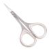 Beaupretty 3pcs Men Eyebrow for Nose Eyebrows Beard Silver Mustache Stainless Trimming Vibrissa Nasal Care Scissor Girls Facial Scissor Scissors Hair Women Steel Beauty Shear Boys Trimmer 8.5X4.5cm Silver
