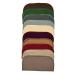 10-Pack 8x8 Inch Earth Tone Edge Solid Flannel Napkins - 1 Ply - Buy Online on GoSupps.com