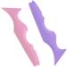 FRCOLOR 6 Pcs Silicone Beauty Ruler Purple Eyeliner Mascara Shield Guard Silicone Eyebrow Aid Bevel Cream - Buy Online on GoSupps.com