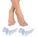 Premium 4x Silicone Toe Separator Pads | Hammer Toe & Hallux Valgus Relief | Comfortable Claw Toe Support - International Shipping Available - Buy Online on GoSupps.com