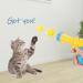 Cat Interactive Toys Cat Ball Toy Toy Ball Launcher with 100pcs Soft Pom Pom Balls Cat Fetch Toys for Indoor Exercise Pet Chasing Training Toys - Buy Online on GoSupps.com
