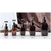 VASANA 3PCS Refillable Thicken Square Amber Glass Essential Oil Dropper Bottles with Glass Eye Dropper Cosmetic Sample Aromatherapy Elite Fluid Jars Travel Containers 10ml/0.34oz - Buy Online on GoSupps.com