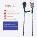Forearm Crutches Adjustable Forearm Crutches Lighter Crutch with Integrated Shock Absorber Height Adjustable Stops - for Standard and Tall Adults Suspension Lightweight Prosperous - Buy Online on GoSupps.com