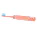 Electric toothbrush for adults and children 4-speed whitening toothbrush with 8 brush heads rechargeable USB rapid toothbrush waterproof (pink)