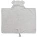 All Kids United 100% Cotton Baby Hooded Towel | Eco-Tex Certified | Soft Gray Bath Towel for Infants & Children (76x76 cm) - Buy Online on GoSupps.com