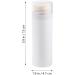 FRCOLOR Travel Body Powder Jars | Baby Powder Puff Box | Talcum Powder Bottle | Loose Powder Container - Home & Outdoor Trip Essentials - Buy Online on GoSupps.com