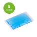 Medicalcorner24 Cold Warm Compresses - Gel Packs with Nonwoven Covers (7.5x13 cm) - 5 Pieces for Pain Relief & Recovery - Buy Online on GoSupps.com