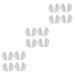 Healvian 15 Pairs High Arch Support Gel Foot Pads Support Plantar Pads Orthotic Inserts Arch High Heels Shoe Pads Arch Support Gel Insole Miss Arched