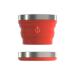 HYDAWAY Collapsible Cup | Portable, Packable Drinking Vessel for Water, Juice, Snacks and Great For Travel, Camping, Parties, Kids and Dogs | 12oz Capacity (Ember Red)