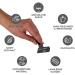 Mylily Razor Hobel with 5 Blades | Eco-Friendly Safety Razor for Women | Zero Waste Shaving | Perfect Shave | Plastic-Free Intimate Area Care | Black - Buy Online on GoSupps.com