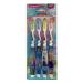 Toon Studio Princess Kids Toothbrush Set - Soft Bristles - Little Mermaid, Cinderella, Snow White, Sleeping Beauty - 4-Count - Buy Online on GoSupps.com