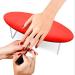 Feadem Nail Arm Rest - Waterproof Wear-Resistant Microfiber Leather Hand Pillow for Salon Manicure - Red - Buy Online on GoSupps.com