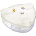 MAM Milk Formula Dispenser Milk Powder Dispenser Pot Stores 40 g Per Serving Milk Powder Storage Holds Three Servings Baby Milk Powder Box White (Designs May Vary) Green Single