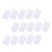 Outanaya 50pcs Soap Bag Foam Net Soap Saver Bag Foaming Net Cleansing Foaming Bag Soap Drying Bags Pe White