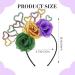 Jovono Light Up Mardi Gras Headband LED Crown Hair Hoop Glowing Nightclub Headpiece Luminous Hair Band Carnival Party Rave Costume Hair Accessories for Women (heart) - Buy Online on GoSupps.com