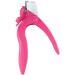 Acrylic Nail Cutter U Shaped False Nail Tip Cutter Stainless Steel Trimmer Scissors Rosy - Buy Online on GoSupps.com