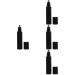 Solustrie 4 pieces trimmer for ears and nose hair of electrical facial hair remover painless nose-haired portable hair remover men and women universal eyebrow shears blackx4stk 12x2.5x2.5cmx4pcs