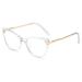 FLYRANGOOV CAT EYE Blue lights Blocking glasses for men/women computer blue light glasses anti-overexertion of the eyes UV glare (transparent)
