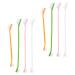 HANABASS 8pcs Double Head Dog Toothbrush Cat Care Pet Toothpaste Pet Oral Health Dual-head Brush Pp 1 count (Pack of 1) As Shown