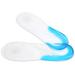 Silicone Anti-Slip Gel Soft Sport Shoe Insole Pad Positive Orthopedic Insole Shock Absorption Massaging Insole As shown D