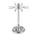 balacoo Shaving Brush Holder Mustache Brush Rack Stainless Steel Razor Holder Strong Adhesive Design Dual Bracket Design Stainless Steel Razor Rack Razor Storage Rack Wall-mounted