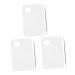 3 ensembles Palette de Maquillage Transparente Acrylique avec Spatules Plateaux de M lange Cosm tiques Multifonctions pour Vernis Ongles et Pigments Surface Polie Facile