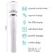 Therapeutic Personal Massager - Handheld Cordless & Powerful Wand | 8 Speeds 20 Vibrating Patterns | USB Rechargeable - White Metallic - Buy Online on GoSupps.com