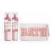 White Barn -Bath and Body Works - Fine Fragrance Mist 8 fl oz (Pack of 2) and Travel Bag BATH (Gingham Gorgeous)