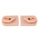 Stretchy Silicone Ear Model 1 Pair - Medium Skin Color for Hospital Use - Buy Online on GoSupps.com