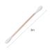 Organic Bamboo Cotton Swabs 200-Pack - Biodegradable Double Round Tipped Q-Tips for Ears & Makeup - Natural & Eco-Friendly - Buy Online on GoSupps.com