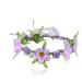 Adjustable Floral Headbands - 6Pcs Elastic Ribbon Flowers Crown Garland for Women, Girls, Teens - Perfect for Party, Wedding, Beach, Festival - Multicoloured - Buy Online on GoSupps.com