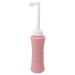 ZJchao reusable vaginal shower manual pressure cleaning 500 ml capacity discharge -proof vaginalching -shower cleaner with storage bag for recovery after birth pink