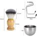 3 in 1 Razor Brush Set - Men's Shaving Set with Acrylic Rack Holder | 1 Set/3 PCs Shaving Bowl & Bristle Brush (Yellow) - International Shipping - Buy Online on GoSupps.com
