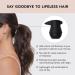 Kitsch PONYFULL Ponytail Volume Enhancer - Dark Brunette/Black - Volumizing Tool for Fine Hair - Adds Volume & Lift - Perfect for Daily & Occasional Styles - Buy Online on GoSupps.com
