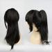 Dororo Hyakkimaru Cosplay Wig - Long Straight Black Clip Ponytail for Women & Men | International Shipping Available - Buy Online on GoSupps.com